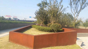 宁晋耐候钢挡土墙